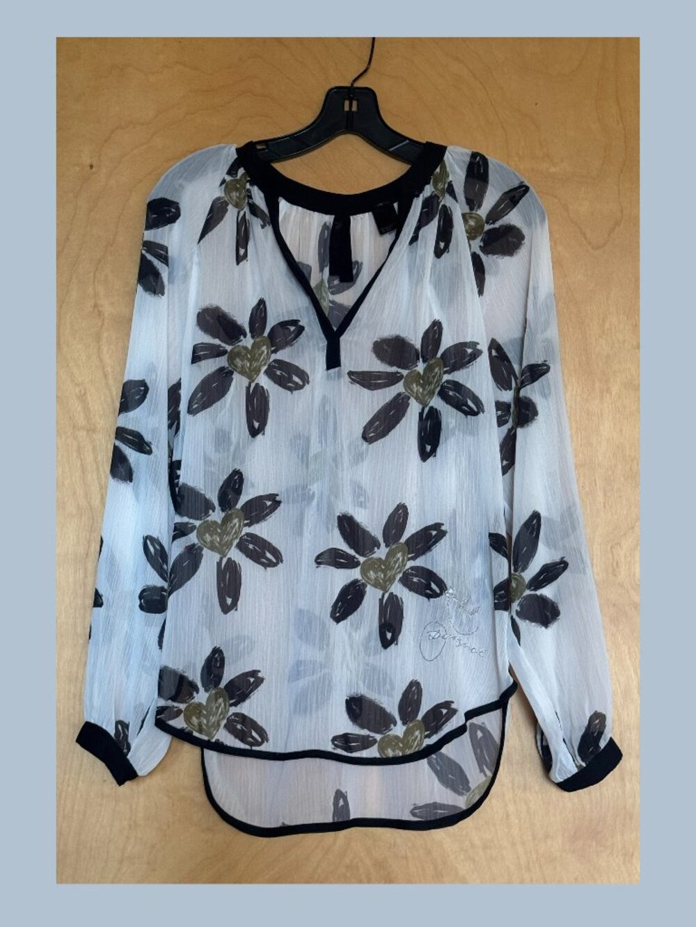 DESIGUAL FLOWER PRINT TOP